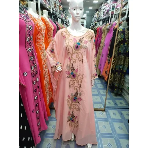 LADIES LIGHT PEACH GOWNE