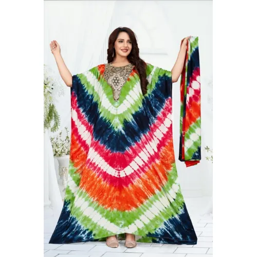 LADIES MIXED COLOUR GOWNE